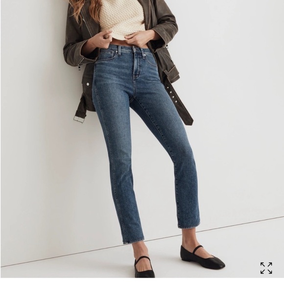 Madewell Denim - Madewell Stovepipe Jeans. Classic medium wash. High waist. Straight leg. Size 30